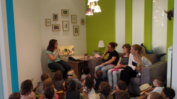 Pupsprinz-Vorlesestunde mit dem Kinderhaus Rüsselsheim